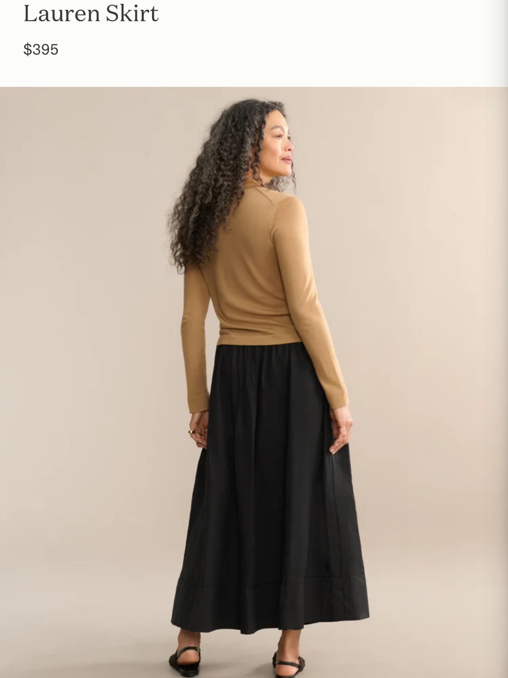 Jenni Kayne Black Maxi Skirt - Picture 2 of 6